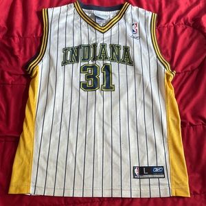 Reggie Miller Rebok Jersey Size Large